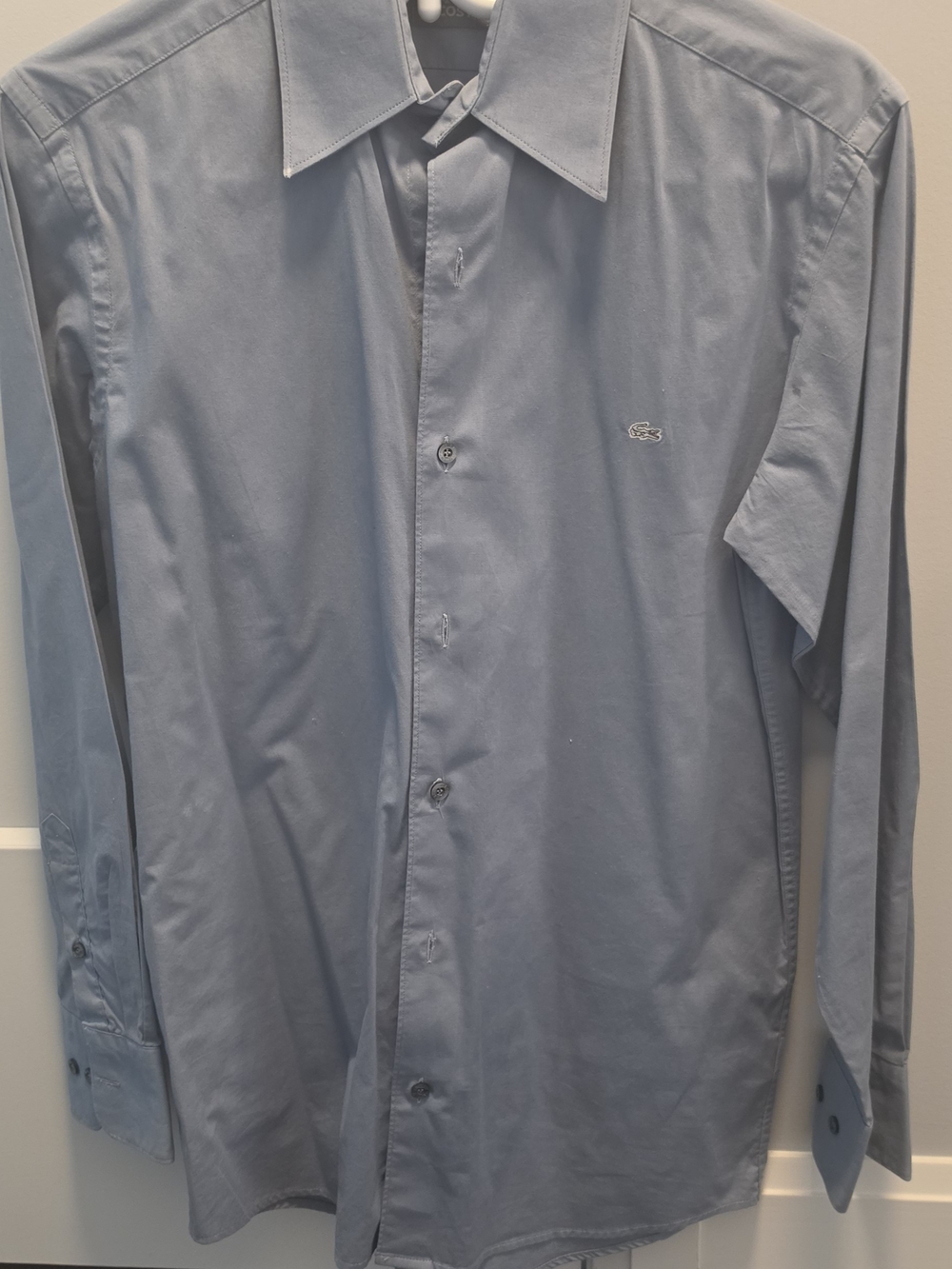 Lacoste Pale Blue Long-Sleeve Dress Shirt